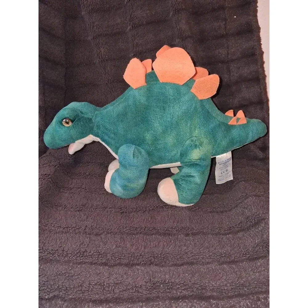 Building bear dinosaurio B-A- B Stegofaurus Plush Stuffend Animal Pre Owned.